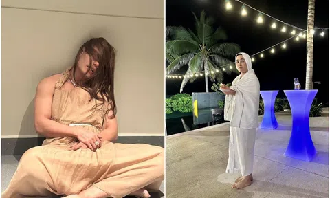Dàn sao Việt 'quẩy tưng bừng', xô nhau xuống hồ bơi ở đám cưới Puka - Gin Tuấn Kiệt