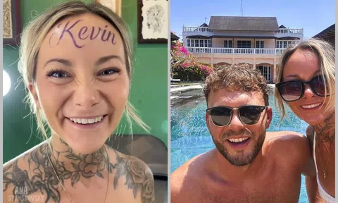 Cô gái xăm tên bạn trai lên... trán, còn đưa ra lời khuyên kỳ quặc cho các anh chàng