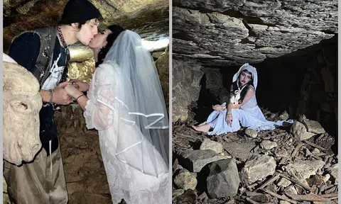 Cặp đôi tổ chức đám cưới trong hầm mộ đầy xương sọ, bất ngờ nhất là phản ứng của cư dân mạng