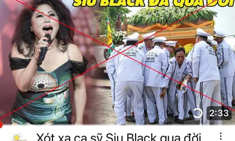 Siu Black sốc khi bị tung tin đồn qua đời