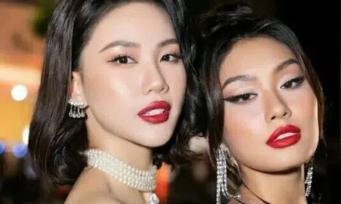 Khoảnh khắc hiếm có khó tìm: Bùi Quỳnh Hoa đọ sắc cùng mỹ nhân hụt vé thi Miss Universe 2023