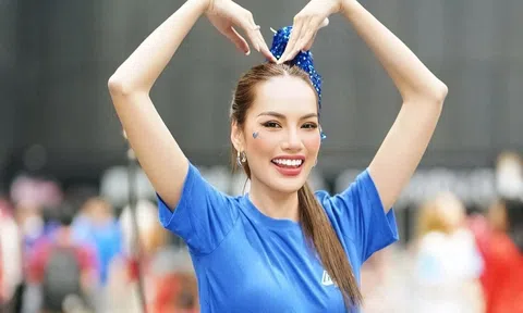 Lê Hoàng Phương được fan Thái Lan vây kín tặng quà