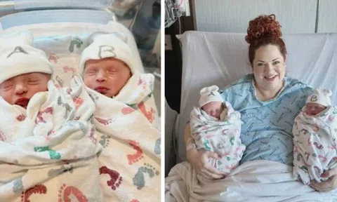 Cặp song sinh chào đời khác năm, bác sĩ đỡ đẻ khẳng định, ca sinh nở quá hiếm gặp trên thế giới