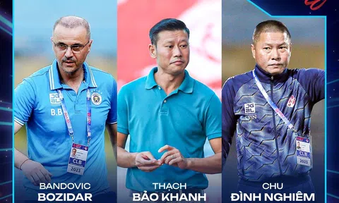 Lộ diện HLV xuất sắc nhất V-League 2023