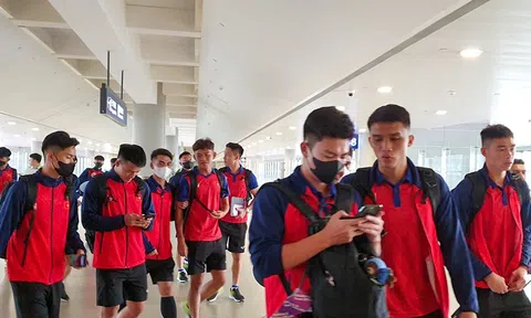 Những hình ảnh đầu tiên của Olympic Việt Nam tại Trung Quốc