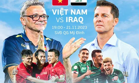 Kế hoạch quan trọng khi Việt Nam đấu Iraq trên sân Mỹ Đình