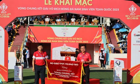 Chính thức khai mạc VCK giải bóng đá sinh viên SV Cup 2023