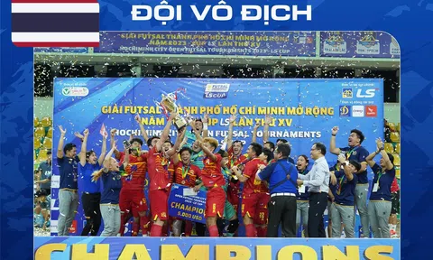 Vô địch tại Việt Nam, đội bóng Thái Lan hành động đẹp tuyệt vời