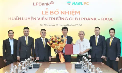 HAGL công bố HLV trưởng Vũ Tiến Thành