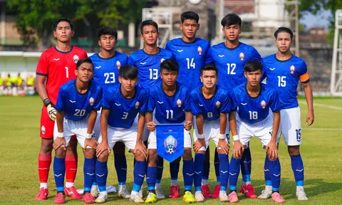 Video: Đại thắng 6-0, U16 Campuchia nín thở chờ vé vào bán kết