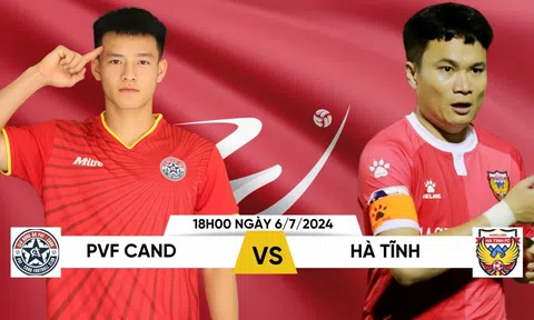 Hà Tĩnh vs PVF CAND: Ai thi đấu ở V-League 2024/25?