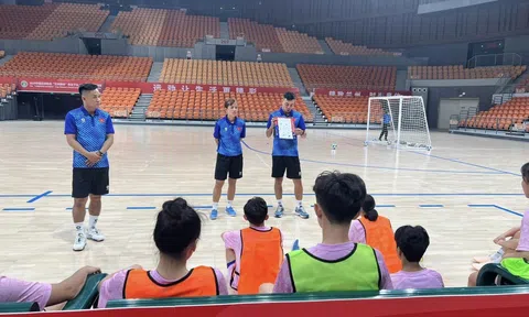 ĐT futsal nữ Việt Nam sẵn sàng đối đầu Trung Quốc