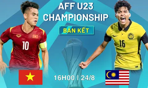 Link xem trực tiếp U23 Việt Nam vs U23 Malaysia, 16h00 ngày 24/8