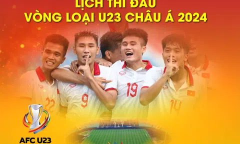 Cập nhật lịch thi đấu tuyển U23 Việt Nam tại Vòng loại U23 châu Á 2024 mới nhất