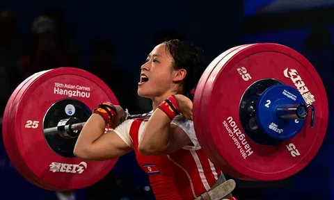 Asiad 19: Cử tạ Triều Tiên phá hàng loạt kỷ lục, khuynh đảo châu Á và thế giới