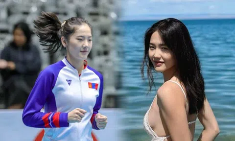 Cận cảnh nhan sắc gây thương nhớ của nữ VĐV bóng chuyền Mông Cổ