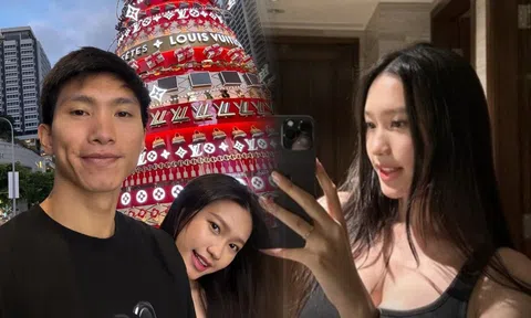 Hậu đám cưới linh đình: Đoàn Văn Hậu cùng vợ đi vi vu Singapore, vóc dáng Doãn Hải My gây chú ý