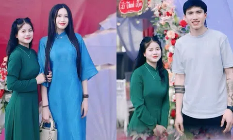 Doãn Hải My diện áo dài, xách túi gần trăm triệu đi ăn cưới, vóc dáng gây chú ý