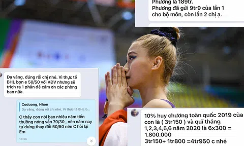 Hot girl TDDC tố bị HLV 'ăn chặn' tiền thưởng, lãnh đạo ngành thể thao lên tiếng