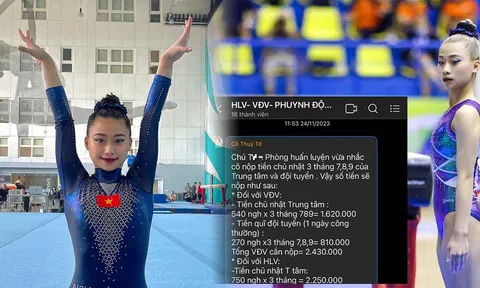 Vụ việc VĐV Thể dục dụng cụ bị 'ăn chặn' tiền thưởng xuất hiện thêm tình tiết mới