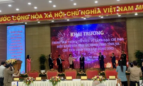 Lâm Đồng: Khai trương Trung tâm IOC, Khánh thành Hội trường UBND tỉnh