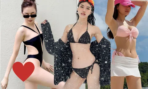Mỹ nhân Việt nô nức khoe dáng nuột với bikini: Lan Ngọc bốc lửa, H'Hen Niê gây nhức mắt, trùm cuối quá khét!