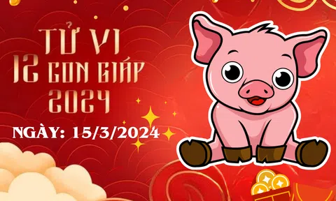Tử vi 12 con giáp hôm nay ngày 15/3/2024: Tuổi Ngọ mâu thuẫn, tuổi Mùi hao của, tuổi Hợi cảnh báo mất cắp 