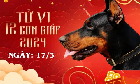 Tử vi 12 con giáp hôm nay ngày 17/3/2024: Tuổi Hợi dễ chấn thương, tuổi Thìn sắp đổi đời, tuổi Sửu gặp quý nhân