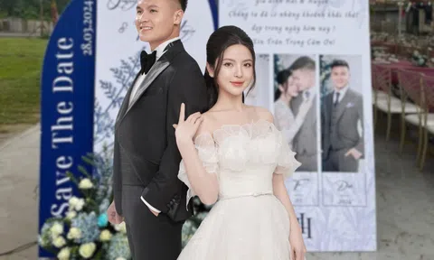 Sự tinh tế trong đám cưới Quang Hải - Chu Thanh Huyền, CDM khen không hết lời