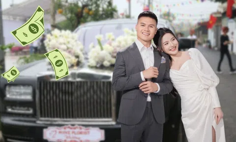 HOT: Quang Hải đánh Rolls Royce 14 tỷ rước Chu Thanh Huyền, bóc loạt chi tiết tại đám cưới rõ độ tài phiệt