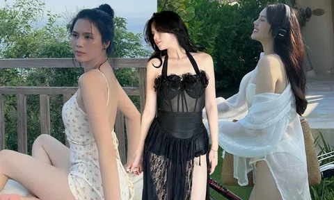 Vợ Thành Chung diện váy ngắn hết cỡ khoe dáng nuột, 'mlem' cỡ này bảo sao CDM say đắm