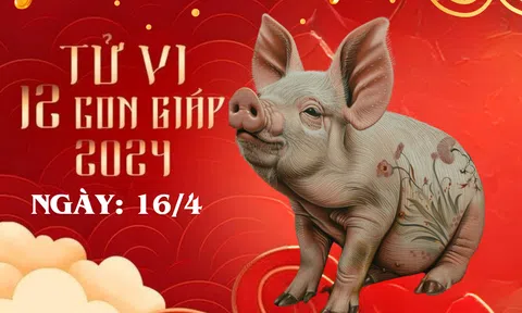 Tử vi 12 con giáp hôm nay ngày 16/4/2024: Tỵ bất ổn chồng chất, Thân dễ rủi ro, Tuất tốt lành
