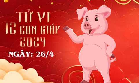 Tử vi 12 con giáp hôm nay ngày 26/4/2024: Sửu phải nỗ lực, Thìn rủi ro cao, Mùi thăng tiến