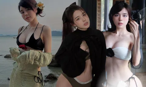 Nắng đầu hè dường như chưa "nóng" bằng loạt ảnh đi biển của bạn gái Văn Thanh - hot girl Trần Bích Hạnh.