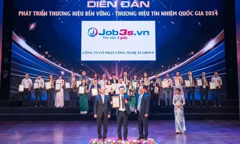 Job3s.vn lọt Top 10 thương hiệu bền vững quốc gia - Trái ngọt trên hành trình tiên phong ứng dụng AI thông minh vào nền tảng
