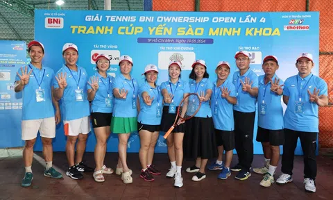 Giải Tennis BNI Ownership Open lần 4 - Tranh Cúp Yến Sào Minh Khoa: Sự kiện giao lưu và kết nối cộng đồng Doanh nhân