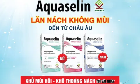 Những lợi ích “trúng đích” khi dùng lăn nách không mùi Aquaselin của Dược phẩm Vinh Gia