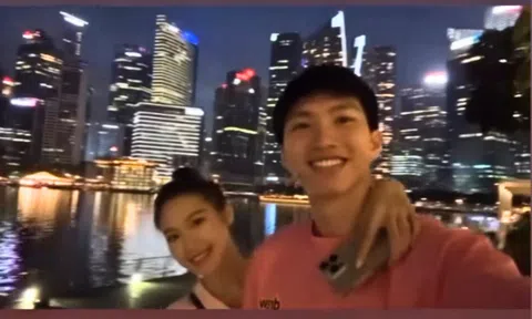 Văn Hậu - Hải My tung loạt ảnh trong chuyến trăng mật tại Singapore