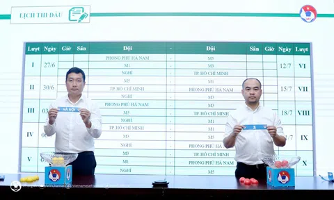 Bốc thăm giải bóng đá nữ vô địch U16 Quốc gia 2024