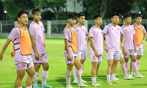 U16 Việt Nam tập sút 11m trước trận bán kết gặp Thái Lan