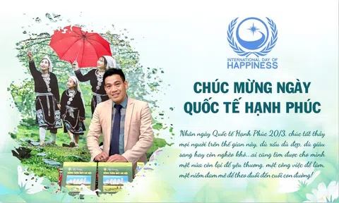 Chúc mừng Ngày Quốc tế Hạnh Phúc!