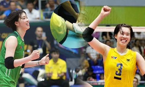 Xúc động hình ảnh Thanh Thúy nén đau thi đấu, bật khóc cùng VTV Bình Điền Long An vào bán kết