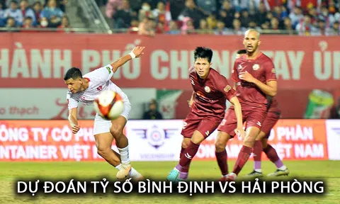 Dự đoán tỷ số Bình Định vs Hải Phòng - Vòng 19 V.League: Văn Lâm rực sáng tại Quy Nhơn?