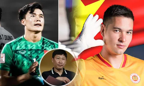 HLV Kim Sang Sik 'chấm' thủ môn cho ĐT Việt Nam: Tiến Dũng chắc suất, Filip Nguyễn bị gạch tên?