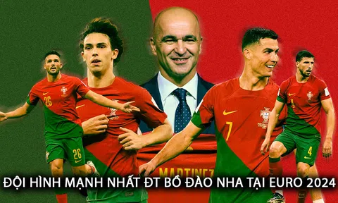 Đội hình mạnh nhất của ĐT Bồ Đào Nha tại EURO 2024: Ronaldo lập kỷ lục, Trụ cột Man Utd rực sáng