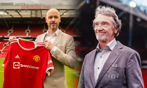Chốt tương lai với Man Utd, Ten Hag được Sir Jim Ratcliffe tặng 'món quà lớn'