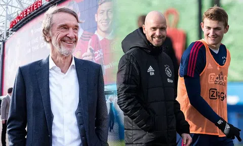 Xây chắc tương lai ở Man Utd, Ten Hag thúc giục Sir Jim Ratcliffe vung tiền giải cứu 'trò cưng'