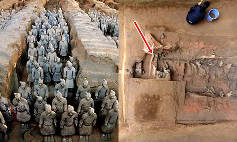 Dấu tích mới được phát hiện tại lăng mộ số 1 Lăng Tần Thủy Hoàng