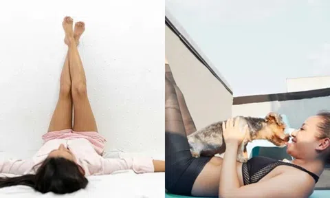 Dựa chân vào tường trước khi đi ngủ trong vòng 1 tháng, 3 điều tốt này không mời mà đến!