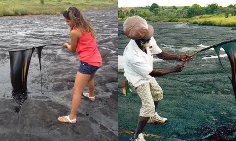 Hồ nước kỳ diệu nhất thế giới, là nguồn nhựa đường tự nhiên lớn nhất, khai thác hàng trăm năm mà vẫn chưa cạn kiệt